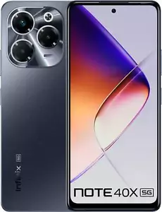 Infinix Note 40X 5G (schwarz 256 GB 8 GB RAM) 6,78" Abmessungen 6300 globale Version - Bild 1 von 9