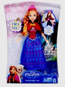 2014 Disney Frozen Musical Magic Anna Doll New In Box - Picture 1 of 2