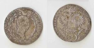 AUSTRIA 20 kreuzer 1830 C - Picture 1 of 1