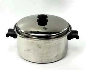 Saladmaster 6,5 cuartos de galón de inducción de acero inoxidable sin agua horno holandés tapa de sartén - Imagen 1 de 6