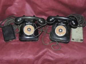 2 x Bell Telephone Mfg Company Anvers Modell 2731-C antike Telefone Speicherfund - Bild 1 von 21