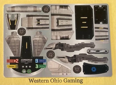Star Wars Pocketmodel Ground Assault Cerberus Imperial Landing Craft #16 Card - Image 1 of 2