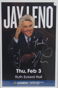 JAY LENO CONCERT POSTER Clearwater FL ORIGINAL 2021 - Picture 1 of 2