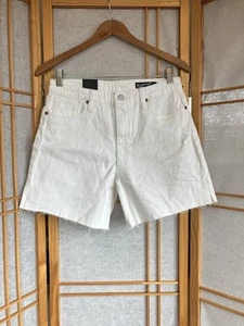NWT Blank NYC The Warren Jean Shorts White Denim Stretch Size 28, Stretch New - Picture 1 of 8