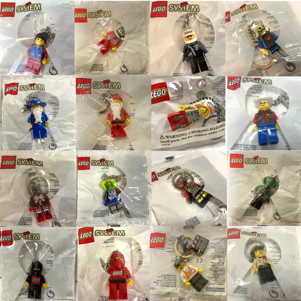 Lego System 1990s 2000s Keychain Keyring Sealed Packed Bulk Discount from Japan - Image 1 of 1