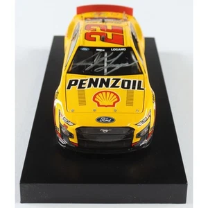 Coche diecast Mustang 1:24 Shell Penzoil 2022 firmado por Joey Logano LE NASCAR #22 - Imagen 1 de 6