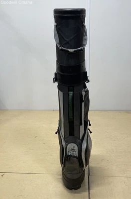 Bolsa de golf de viaje con divisor bidireccional Golf Guard con tapa rígida (blanco/verde) Foto 1 de 4