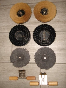 Vintage Sunbeam Deluxe Bodenverbesserer elektrischer Bodenschrubber Bürsten-Set - Bild 1 von 9