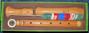 Roessler - Scholar Recorder Alto Pear Wood GREAT CONDITION! Baroque Handle. - Picture 1 of 9