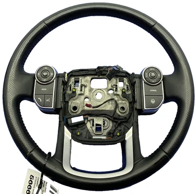 2014 - 2022 RANGE ROVER SPORT L494 OEM STEERING WHEEL ASSEMBLY W/ HEAT | EBONY - Image 1 of 4