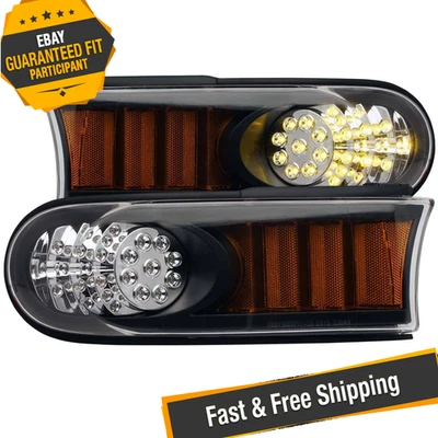 Anzo Black LED Turn Signal/Corner Lights for 2007-2012 Toyota FJ Cruiser - Image 1 of 4