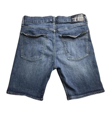 Calvin Klein Jeans Shorts Mens 32 Denim Straight Stretch Casual 414118R - Image 1 of 4