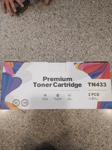 Brother Compatible TN433 High Yield Toner 2 Pack Black (Approx 4500 Pages Per) - Picture 1 of 8