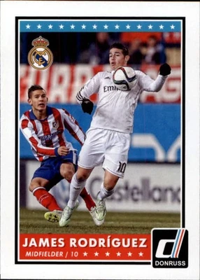 2015 Donruss Soccer Trading Card #3A James Rodriguez  - Image 1 of 2