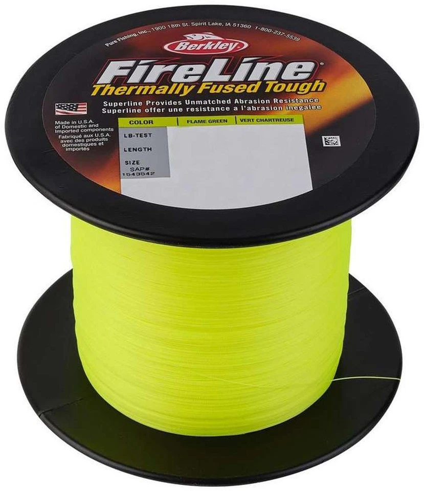 Berkley BUFLBULK10-GG Fireline, Flame Green 10lb 1500yd - Image 1 of 1