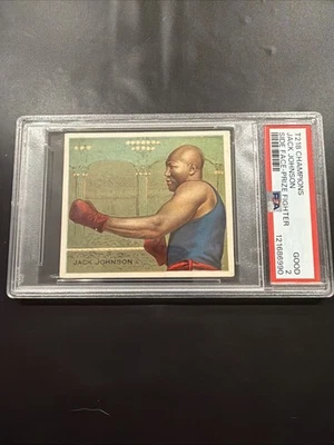 1910 ATC Champions - Tobacco T218 Jack Johnson Hassan Back Blue Shirt - Image 1 of 2