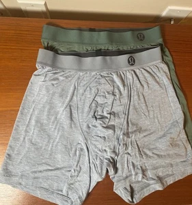 Lululemon Always In Motion Men’s Boxer Underwear 2 Pair Opened New 5” Size M - Picture 1 of 7