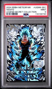 PSA 9 2024 DRAGON BALL METEOR MISSION 6 UGM4-SEC VEGITO LEGEND SECRET COLLECTION - Picture 1 of 2