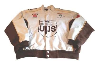 Chaqueta De Colección Dale Jarrett #88 UPS Chase Authentics NASCAR Carreras Mediana USADA Foto 1 de 4