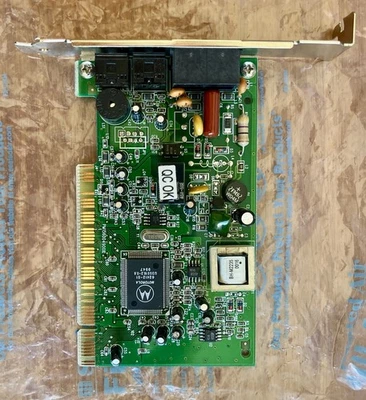 Motorola 56K High Speed Internal ISA Data/Fax/Voice Modem PCI Card (WS-5614PSL) - Image 1 of 3