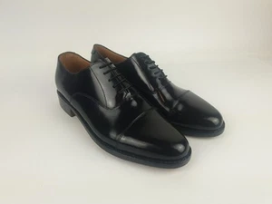 Harrykson London Zapatos de Cuero Negro Estilo Oxford Talla 10 - Imagen 1 de 12
