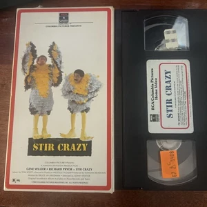 Stir Crazy Vhs Video Tape Richard Pryor Gene Wilder Buy2 Get 1 Free - Picture 1 of 2