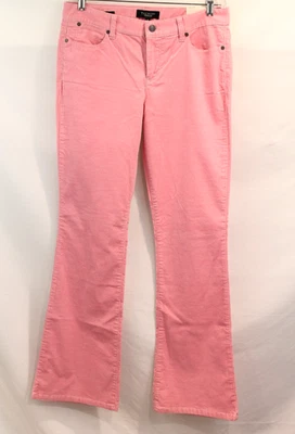 Talbots Pants Signature Fit Bootcut Corduroy Womens size 8 Long Pink Y2K - Image 1 of 4