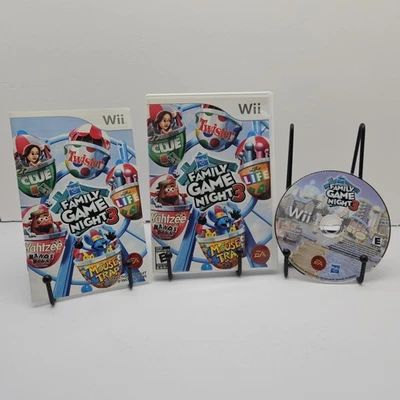 Hasbro Family Game Night 3 (Nintendo Wii, 2010) CIB Tested And Working - Image 1 of 4