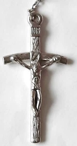 Beaded Rosary w/ Pope John Paul II Medallions in Zippered Pouch - Picture 1 of 10