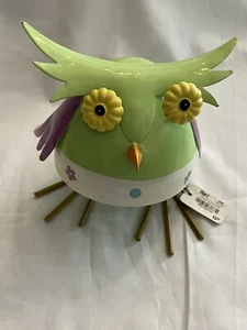 New W/tag Pier 1 Imports Owl Metal Bouncey Bobble head Sculptures Figurine FR SP - Bild 1 von 6