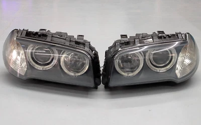 2007-10 BMW X83 X3 Adaptive AFS Xenon Headlights w Restored Clear Lenses LH & RH - Image 1 of 4