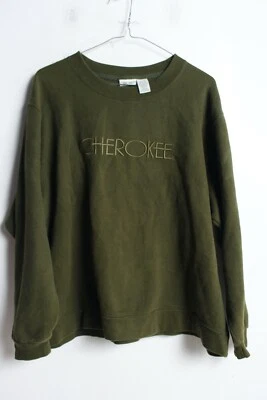 Suéter Jersey Cherokee Para Hombres Logo Puntada - Caqui - Talla Pequeña Para Hombre (I62) Foto 1 de 2