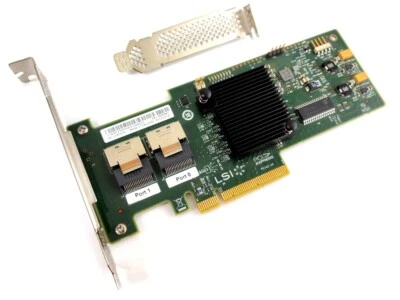IBM ServeRaid M1015 SATA / SAS HBA Controller RAID 6Gbps PCIe x8 wie 9220-8i - Bild 1 von 4