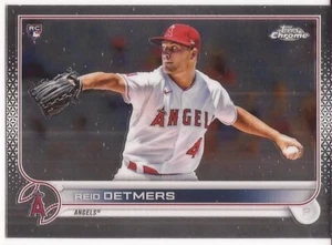 2022 TOPPS CHROME BASE SET  # 79 - REID DETMERS - ROOKIE CARD - LA ANGELS - Picture 1 of 1