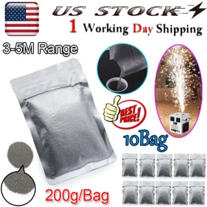 20Bolsas Ti polvo para máquina de fuegos artificiales chispa fría 200g una bolsa efecto especial dj - Imagen 1 de 12