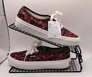 Zapatillas Vans Rojo/Negro MoonEyes DX Anaheim Fábrica Retro NUEVAS Reino Unido Talla 4.5 - Imagen 1 de 10