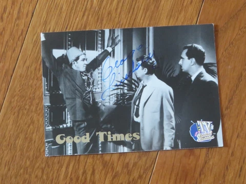 George Lindsey Autographed Hand Signed Card Goober Andy Griffith Show Cover