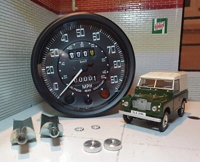 Land Rover Series 2a 3 Jaeger Smiths Speedo & Trip SWB 6.00 OEM PRC1773 RTC5034 - Image 1 of 4