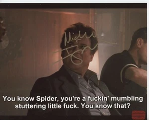 Michael Imperioli The Sopranos signed 8x10 Spider Goodfellas - Picture 1 of 2