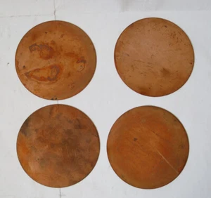 1 Stück Kupferscheibe Ronde Kupfer Cu ø 12 cm 120 mm Stärke 1 mm - Bild 1 von 3