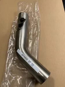 Honda VFR800Fi 1998-2002 UK Made T304 Stainless Steel Exhaust Link Pipe & Clamp - Picture 1 of 4