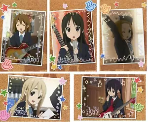 5 tlg Postkarten Set K-ON Anime Hirasawa Yui Azusa Akiyama Mio Ritsu Tsumugi - Bild 1 von 6