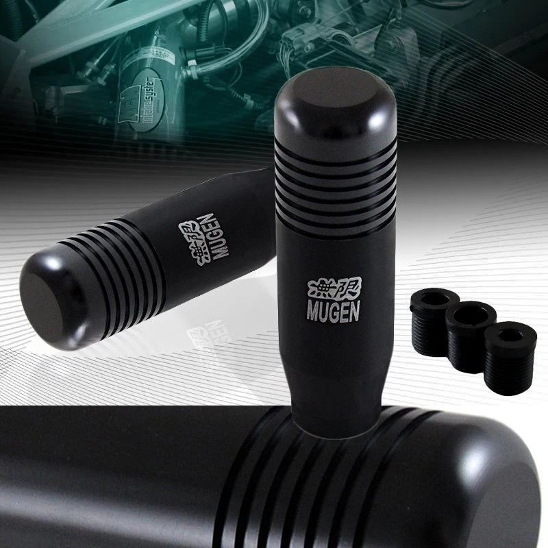 M10X1.5 JDM BLACK MANUAL MT MUGEN 5/6-SPEED SHIFTER SHIFT KNOB FIT HONDA ACURA - Image 1 of 4