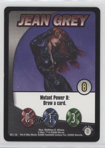 2000 The X-Men Movie Trading Card Game Jean Grey #123 2k3