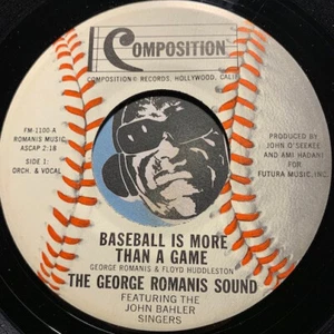 GEORGE ROMANIS SOUND John Bahler Singers 45 Baseball Is More Than Just A Game - Picture 1 of 2