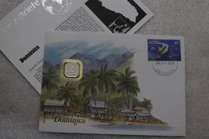 🧭 🇩🇲 DOMINICA 2 CENT 2000 MÜNZBRIEF B64 #8 - Bild 1 von 5