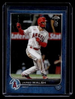2022 Topps Chrome Ben Baller Edition Jared Walsh Blue 27/75 - Image 1 of 2