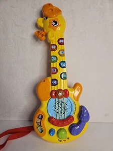 Vtech Zoo Jamz Toddler Learning Guitar Giraffe Light Musical Animal Sounds - Picture 1 of 4