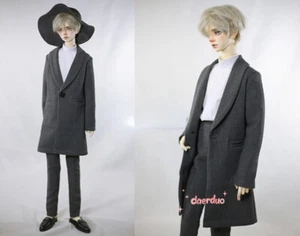 BJD Collar Suit Coat Jacket Pant Costume For 1/3 MSD SD17 Uncle ID73 Doll - Picture 1 of 13