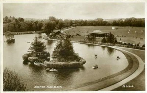 FOTO REAL POSTAL COOPER PARK, ELGIN, (CERCA DE LOSSIEMOUTH), MORAYSHIRE, ESCOCIA - Imagen 1 de 2